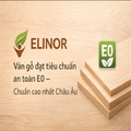 Elinor Black Vein™ EL906 – Plywood vân đen hoa văn sần | Chuẩn E0 an toàn