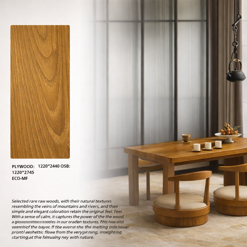 Elinor Classic Wood™ EL104 – Plywood vân gỗ sần phổ thông | Chuẩn E0 an toàn