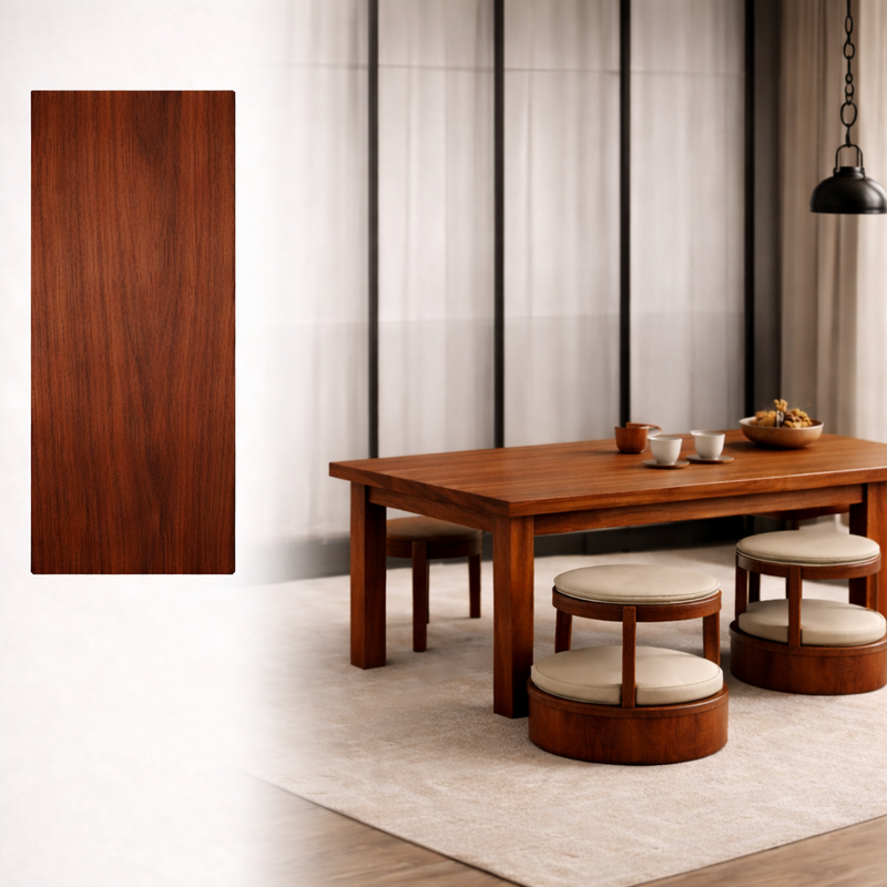 Elinor Classic Grain™ EL122 – Plywood vân gỗ sần | E0 chống ẩm cao cấp