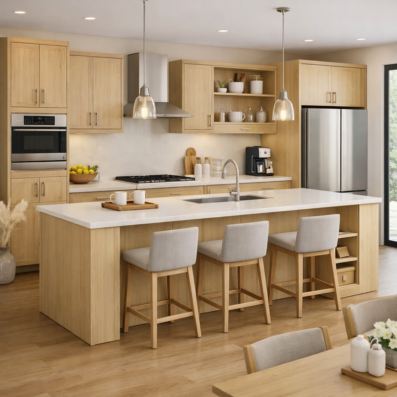 Elinor Classic Grain™ EL125 – Plywood vân gỗ sần | Chuẩn E0 chống ẩm bền