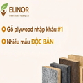 Elinor MonoTex™ EL141 – Plywood PET đơn sắc 18mm | Chống ẩm chuẩn E0