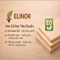 Elinor MonoTex™ EL136 – Plywood đơn sắc sần 18mm | Chuẩn E0 chống ẩm